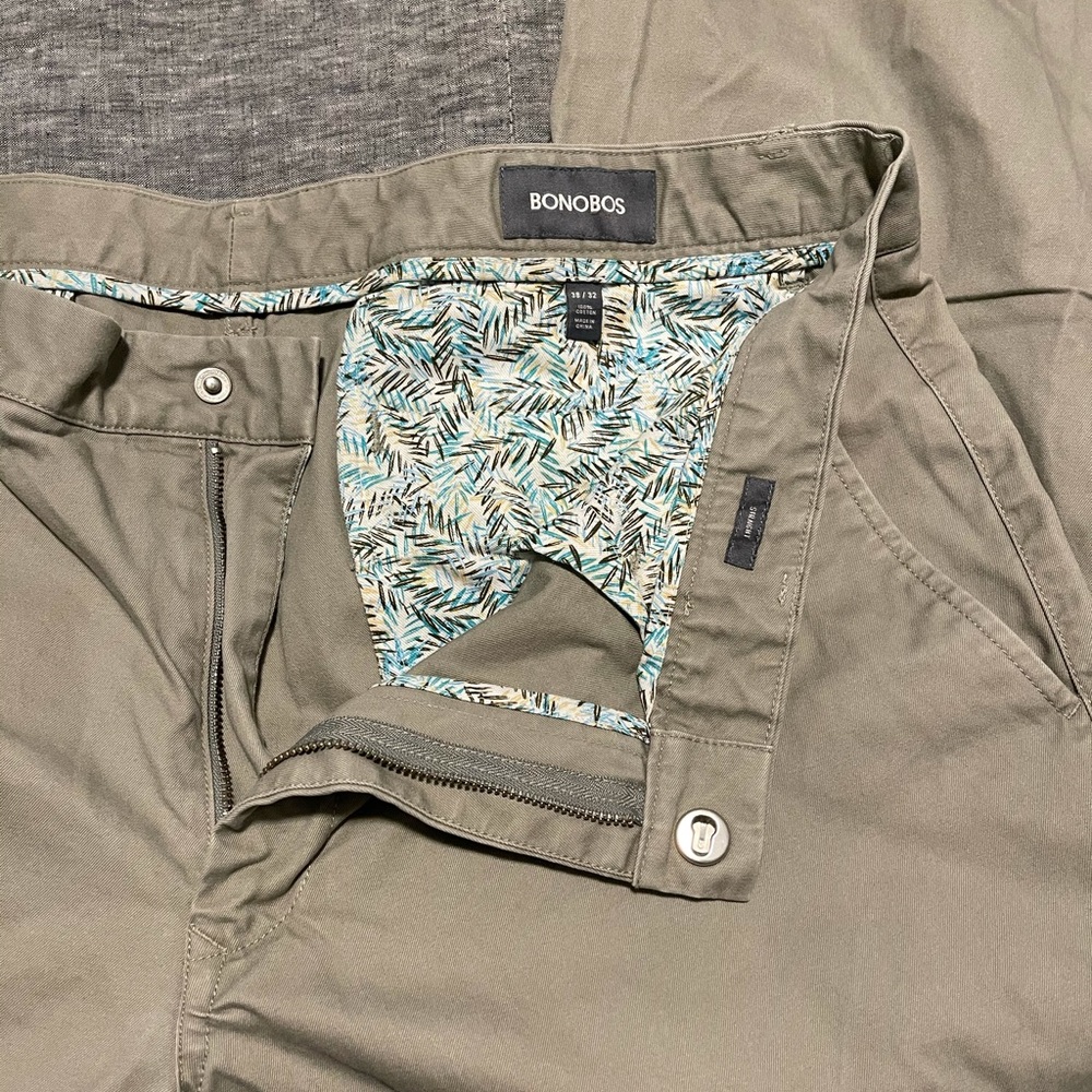 Bonobos khaki pants 38x32 straight